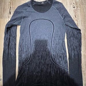lululemon athletica Black Long Sleeve Tee